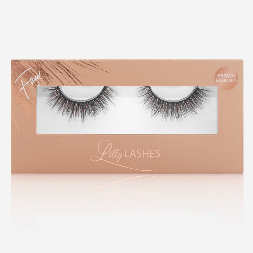 Lily False Lashes - Everyday Brown Blended - Undressed - Faux Mink NIB